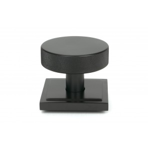 Brompton Centre Door Knob (Square) - Aged Bronze