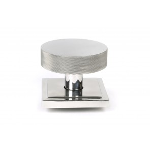 Brompton Centre Door Knob (Square) - Polished Marine SS (316)