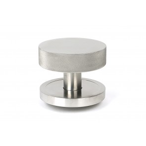 Brompton Centre Door Knob (Plain) - Satin Marine SS (316)