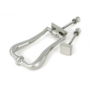 Slimline Art Deco Door Knocker - Polished Marine SS (316)