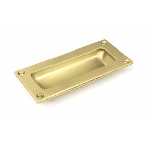 Flush Handle - Satin Brass