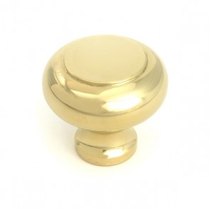 Regency Cabinet Knob - Polished Brass - Various Sizes