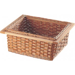 Wicker baskets, for 400-600 mm width cabinets