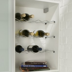 Wine rack, single shelf