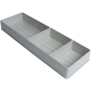 Plastic Detergent Holder Alu Grey