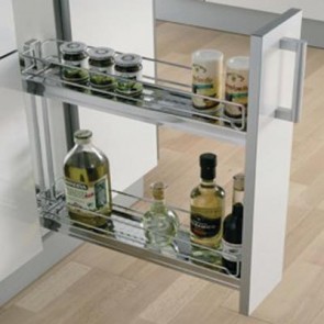 150mm 2-Tier Basket storage pull-out