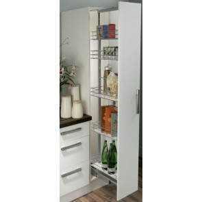 Larder unit, centre mounting, height adjustable (1950-2200 mm), for 300-600 mm cabinet width