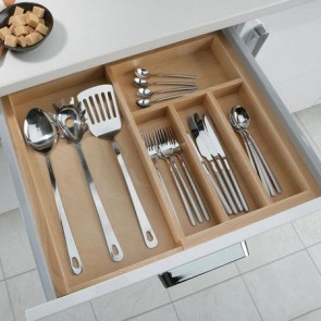 Expanding cutlery insert, to suit 450 mm deep drawer