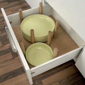 Plate stack drawer insert