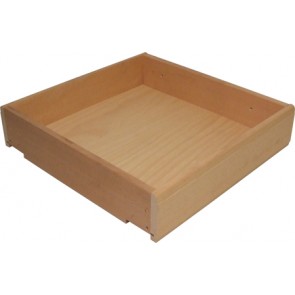 Solid beech drawer, 100 mm high