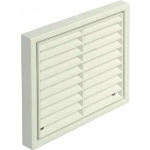 Fixed louvre grille, with round spigot, systems 4-6