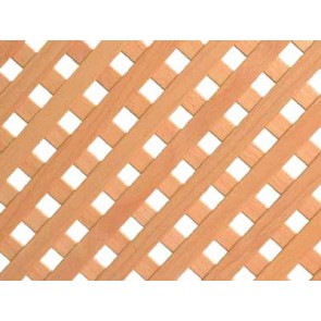 Decorative slatted panel