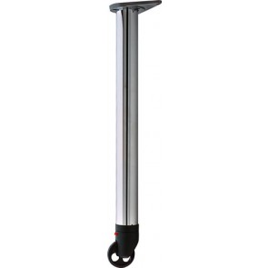Leg W Castor Chrome 710mm 60mm