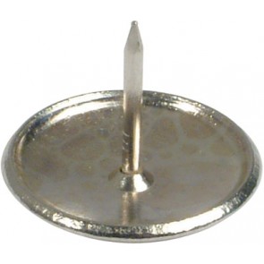 Pin type chair leg glides, steel