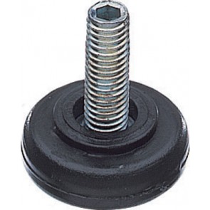 Base levellers, with threaded bolt