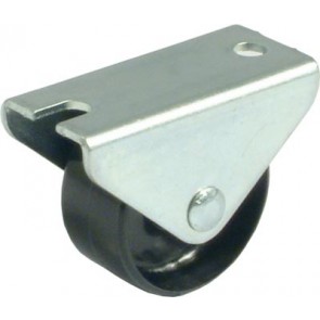 Fixed castor, 15-50 kg, ø 15-45 mm