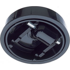 Furn Castor Black 65x17.5mm
