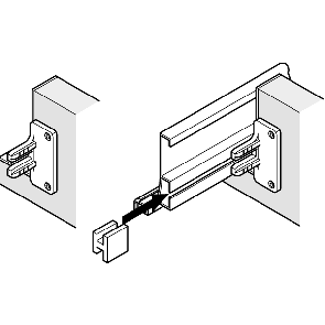 Bearing Screw Fix Blk Plastic