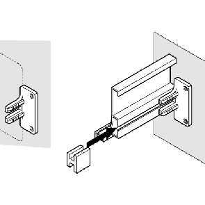 Bearing Screw Fix Blk Plastic