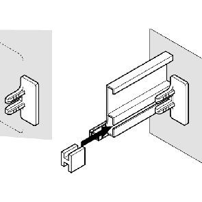 Bearing Dowel Fix Blk Plastic