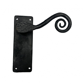 Beeswax Forged Monkeytail Lever Latch Set