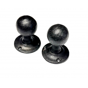 Beeswax Forged Round Door Knob (sprung)