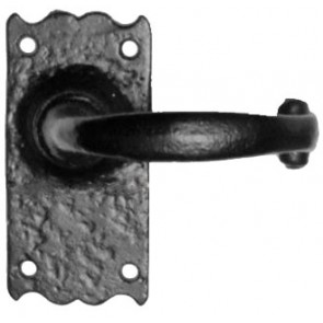 Wessex Lever Latch Door Handle Set - Black 