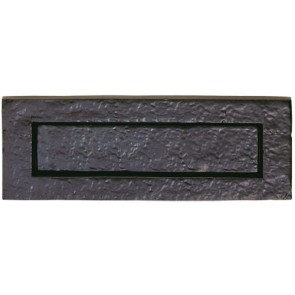 Traditional Letter Plate - Black Antique