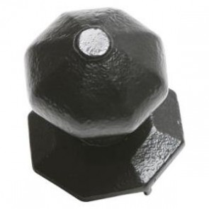 Kirkpatrick - Octagonal Centre Door Knob 3372 - Black