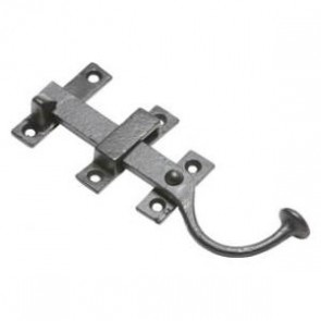 Kirkpatrick - 7" LH Gate Latch 3984- Black 