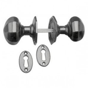 Kirkpatrick - Mort/Rim Knob Set KP T940 Black