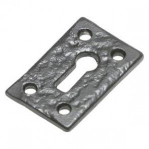 Kirkpatrick Square Escutcheon - Antique Black