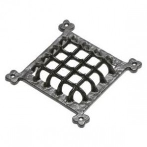 Kirkpatrick - (2176) 12" Raised Door Grille - Black