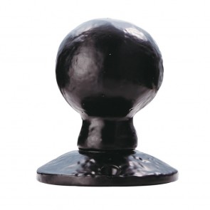Ball Mortice Knob Set - Black