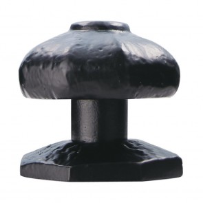 Carlisle - Octagonal Centre Door Knob Black