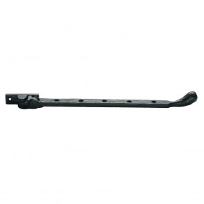 12" Bulb End Casement Stay - Black