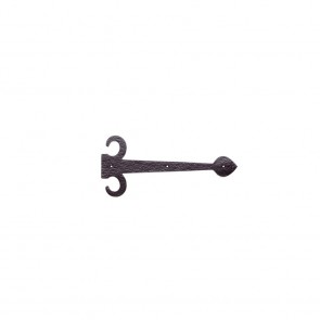 Ludlow - 12" Sword Hinge Front - Black