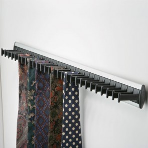 Tie rack, for 28 ties