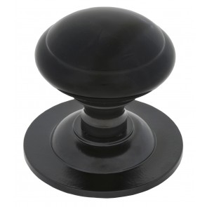 Centre Door Knob  - Black
