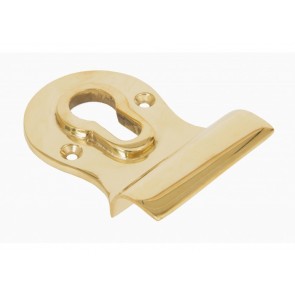 Euro Door Pull - Polished Brass 