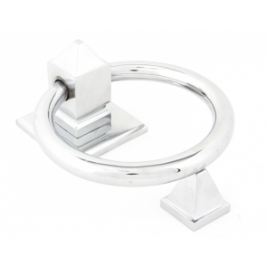 Ring Door Knocker - Polished Chrome