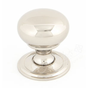 Mushroom Cabinet Knob - Polished Nickel