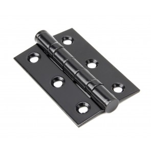 Black SS (Grade 304)  3" Ball Bearing Butt Hinge (Pair)