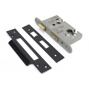 Euro Profile Sash Lock - Black (Various Sizes)