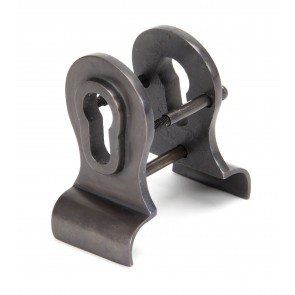 Euro Door Pull 50mm (Back to Back fixings) - Aged Bronze