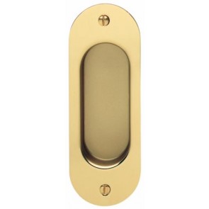 Flush Handle Sat St.st 127x45