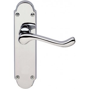 Lever Latch Handle Pol Chrome