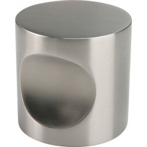 Centre door knob, stainless steel