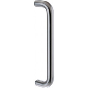 SNOWDON/BEN NEVIS ø 19 mm round section pull handle, 150 mm hole centres, bolt through fixing