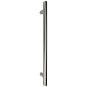 APPALACHIAN ø 25 mm round section pull handle, 300 mm hole centres, bolt through fixing